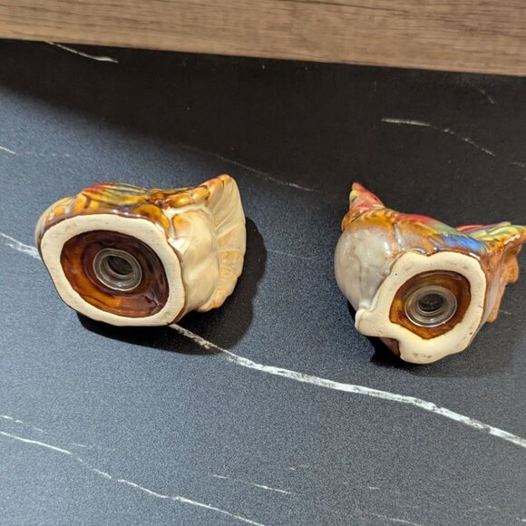 Ceramic Rooster & Hen Salt And Pepper Shakers Vintage Farmhouse Decor Kitchen - Picture 5 of 8